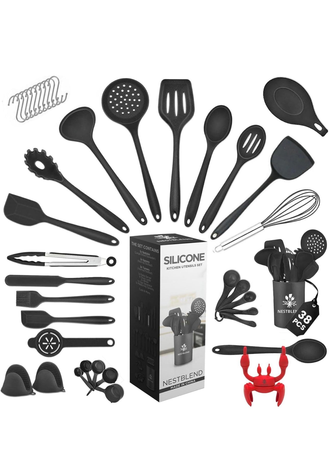 Nestblend Nonstick Kitchen Utensils Set